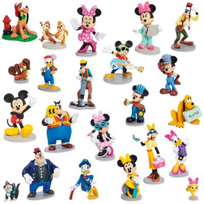 ディズニー　ミッキー　グーフィ　デイジー陶器製フィギュア3点セット ディズニー ミッキー グーフィ デイジー陶器製フィギュア3点