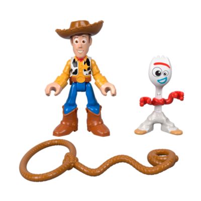 Imaginext Woody and Forky Action Figures, Toy Story 4