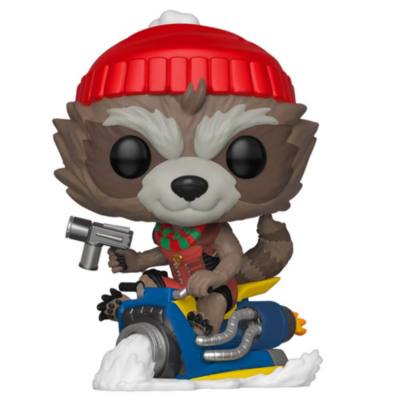 Funko Pop! figura navide&ntilde;a Rocket Raccoon de vinilo