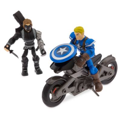 Marvel Toybox Captain America Motorcycle Playset