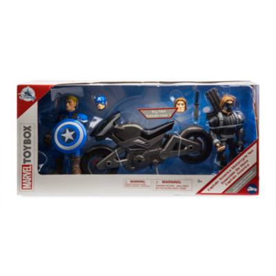 Set de juego moto Capit&aacute;n Am&eacute;rica, Marvel Toybox,