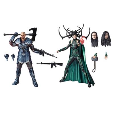 Hasbro Duo de figurines Skurge et Hela articul&eacute;es 15&nbsp;cm, Marvel Legends