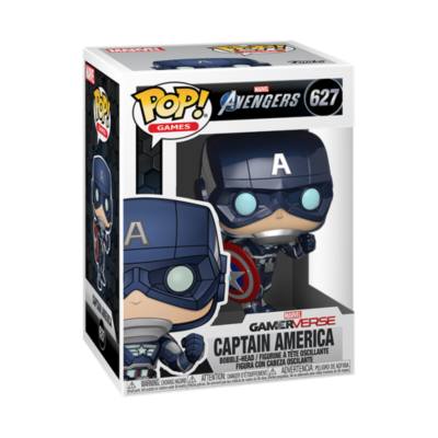 Funko Captain America Pop! Vinyl Figure, Marvel Avengers Gamerverse
