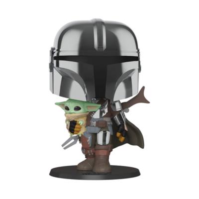 Funko The Mandalorian Carrying The Child 10'' Pop! Vinyl Figure