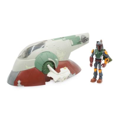 Disney Store Star Wars Toybox Slave I Ship Playset