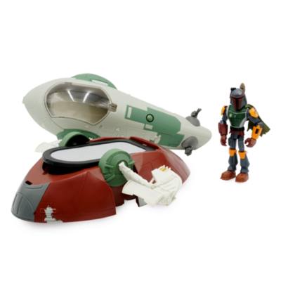 Disney Store Star Wars Toybox Slave I Ship Playset
