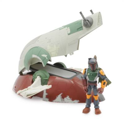 Disney Store Star Wars Toybox Slave I Ship Playset