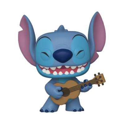 Funko Figurine Stitch avec un ukul&eacute;l&eacute; Pop! en vinyle, Lilo & Stitch