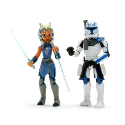 Disney Store Star Wars Toybox Ahsoka Tano and Captain Rex Action Figure Set