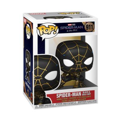 Funko Spider-Man Black and Gold Suit Pop! Vinyl Figure, Spider-Man - Main Image