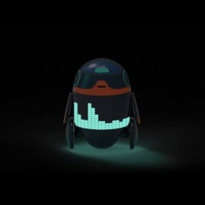 Tomy Music Action B*Bot Small Pull-Back Toy, Ron's Gone Wrong