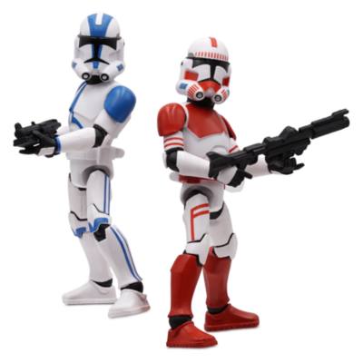 Disney Store Star Wars Toybox 501st Clone Trooper and Clone Shock Trooper Action Figure Set