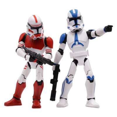 Disney Store Star Wars Toybox 501st Clone Trooper and Clone Shock Trooper Action Figure Set