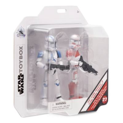 Disney Store Star Wars Toybox 501st Clone Trooper and Clone Shock Trooper Action Figure Set
