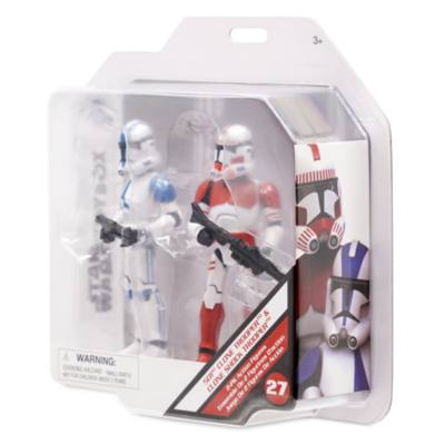 Disney Store Star Wars Toybox 501st Clone Trooper and Clone Shock Trooper Action Figure Set