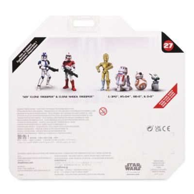 Disney Store Star Wars Toybox 501st Clone Trooper and Clone Shock Trooper Action Figure Set