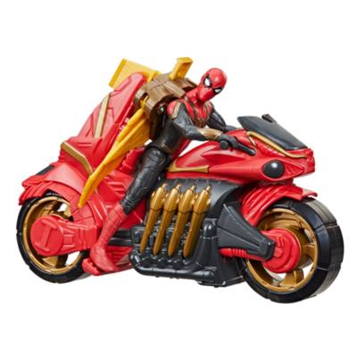 Hasbro - Spider-Man - Deluxe-Spielset aus Jet Web Motorrad und Actionfigur