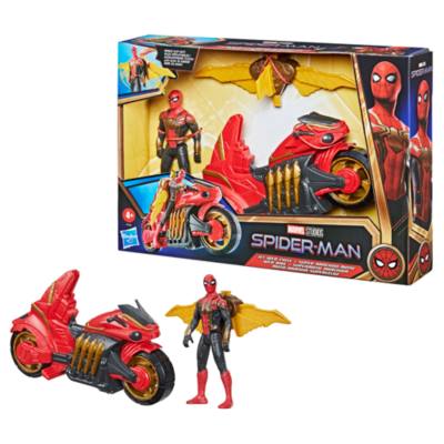 Hasbro - Spider-Man - Deluxe-Spielset aus Jet Web Motorrad und Actionfigur