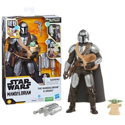 Action figure galattiche elettroniche interattive Il Mandaloriano e Grogu Hasbro