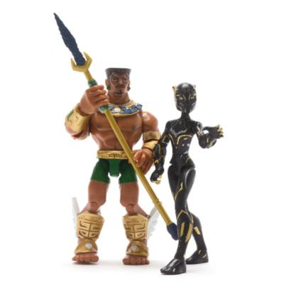 Disney Store Marvel Toybox Shuri and Namor Action Figure Set Black Panther World of Wakanda