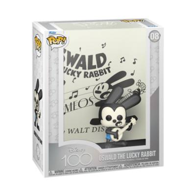 Funko Pop! figura vinilo y cartel Oswald el conejo afortunado, Disney100