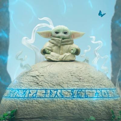 Iron Studios figura coleccionable exclusiva Grogu, Star Wars