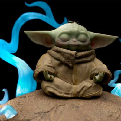 Iron Studios Grogu Deluxe Collectible Figure, Star Wars