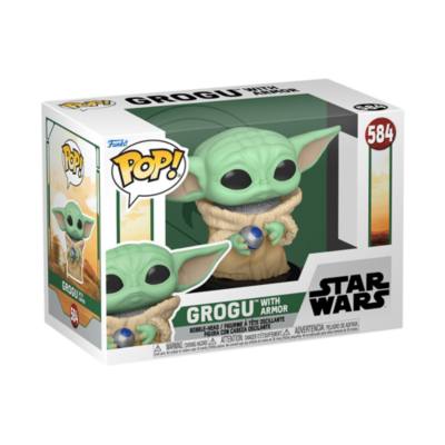 Funko Grogu with Armour Pop! Vinyl Figure, Star Wars: The Book of Boba Fett