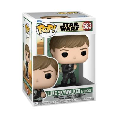 Funko Luke Skywalker and Grogu Pop! Vinyl Figure, Star Wars: The Book of Boba Fett