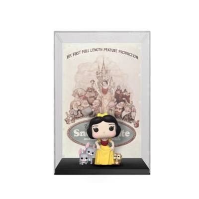 Funko Pop! figura vinilo Blancanieves y criaturas bosque con p&oacute;ster pel&iacute;cula, Disney100