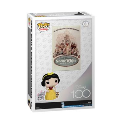 Funko Pop! figura vinilo Blancanieves y criaturas bosque con p&oacute;ster pel&iacute;cula, Disney100
