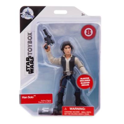 Disney Store Star Wars Toybox Han Solo Action Figure