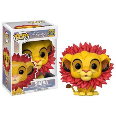 Figura de vinilo Simba melena hojas, Funko Pop!