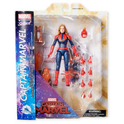 Figura acci&oacute;n coleccionista Capitana Marvel, Marvel Select