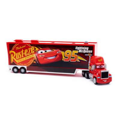 Mack Carrier With 4 Pullback Die-Casts, Disney Pixar Cars