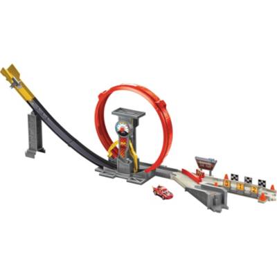Mattel Disney Pixar Cars XRS Rocket Racing Super Loop Playset