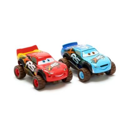 Disney Store Lightning McQueen and Brick Yardley Die-Cast Twin Pack