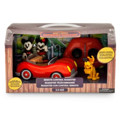 Disney Store Mickey and Minnie's Runaway Railway Remote Control Roadster Set
