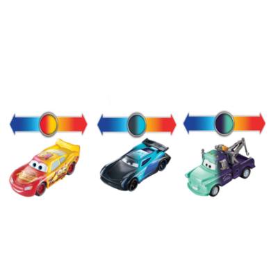 Mattel set 3&nbsp;coches que cambian de color, Cars, Disney Pixar