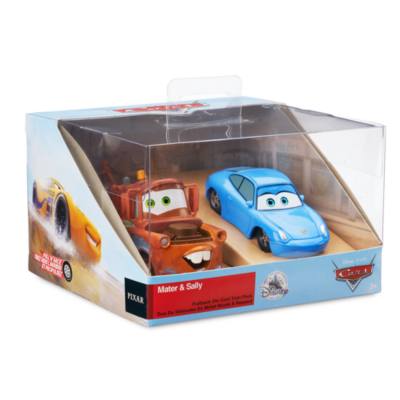 Disney Store Mater and Sally Die-Cast Twin Pack