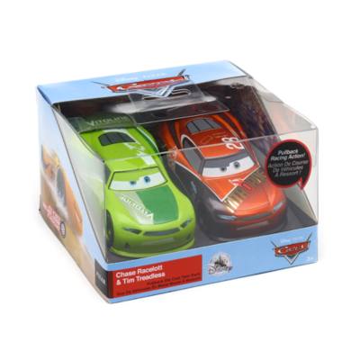 Disney Store Chase Racelott and Tim Treadless Die-Cast Twin Pack