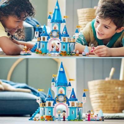 LEGO Disney Princess Cinderella and Prince Charming's Castle 43206