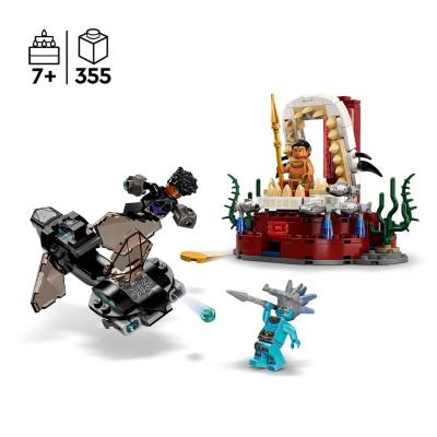 LEGO King Namor's Throne Room Set 76213, Black Panther: Wakanda Forever