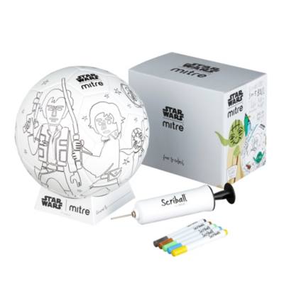 Bal&oacute;n para colorear Scriball Yoda, Star Wars, Mitre