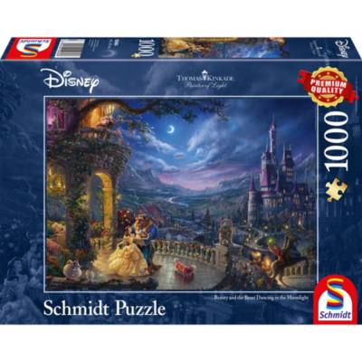 Thomas Kinkade Beauty and the Beast 1000 Piece Puzzle