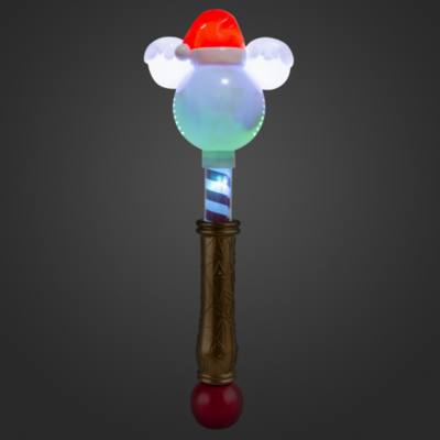 Disney Store Mickey Mouse Festive Light-Up Bubble Wand