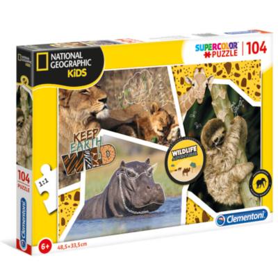 Clementoni National Geographic Wildlife Adventurer 104 Piece Puzzle