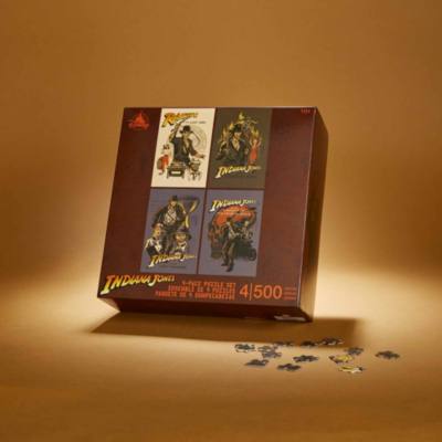 Disney Parks Indiana Jones Four-Pack Puzzle Set