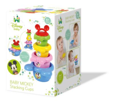 Tazas apilables de Mickey Mouse, Baby Clementoni