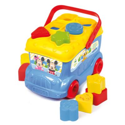 Clementoni Mickey Mouse Shape Sorter Bus